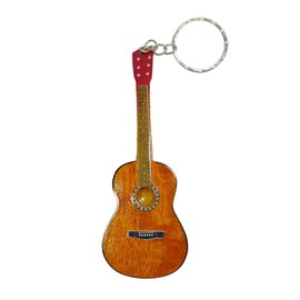FTWDesign Acoustic Guitar Keyring, brown
