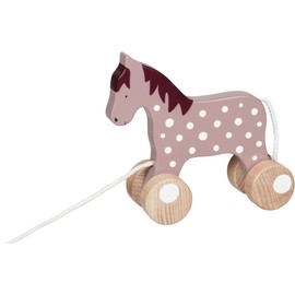 Goki - Animal Arrastre, Cavallo, Lifestyle Malva Bambolino, Multicolore (54865)