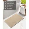 AMOAMI-Bath Mat-Super Absorbent Quick Dry Bathroom Floor Mats-Rubber Backing Washable
