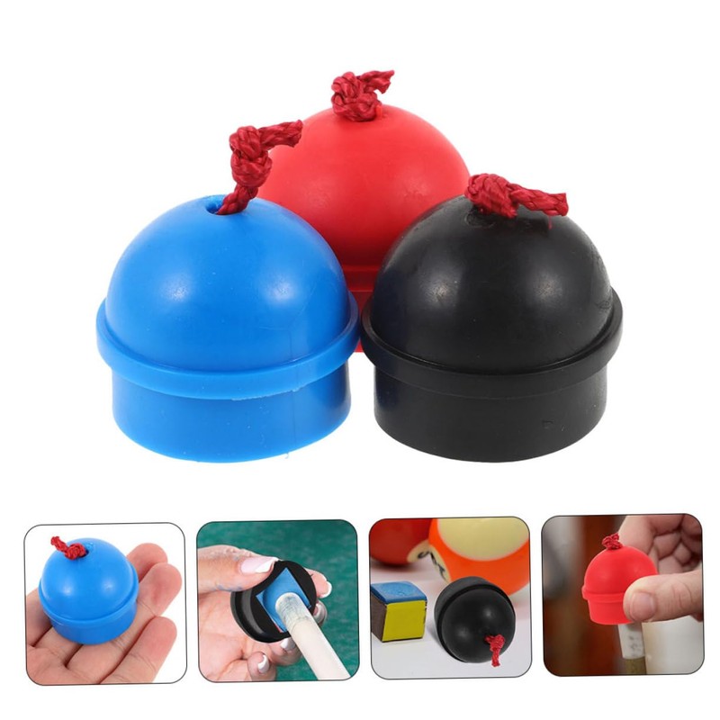 Mipcase 6pcs Billiards Chalk Holder Clip Essential Pool Table Accessory