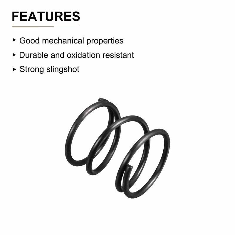 DTGN 1.2x15x15mm(DxODxL) Compression Spring - 20Pack - Good for Machinery