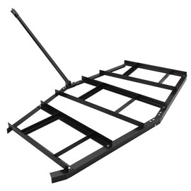 84" Width Driveway Drag, Heavy Duty Steel Driveway Grader for ATV, UTV, Garden Lawn Tractors, Topdressing Spreader Tool With Wide Drag Level, Lawn Tractor Attachments for Hay Fields, Gravel, Soil