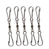 6.5cm Length Smooth Rotating Double Clip Swivel Wind Spinner Wind