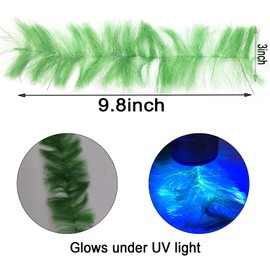 Riverruns Strea mer Fiber Dubbing Brush, Flash Blend, Micro Leg, Each 6 Best Colors Combo Pack Super Realistic Fly Tying Materials Proudly Made in Europe (UV Streamer Fiber Dubbing Brush Micro Legs)