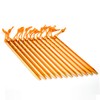 Aluminum Alloy Tent Stakes Pegs, 12-Pack Aluminum Ground Pegs with