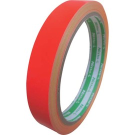 Nitto Elmate, Fluorescent Tape, 0.6 x 2.0 ft (15 mm x 5 m), Red LK15R