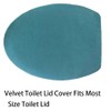Madeals Memory Foam Bath Mat Set 4 Piece with Toilet