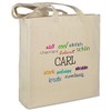 Fabric Bag with Name Carl - Positive Features Motif -