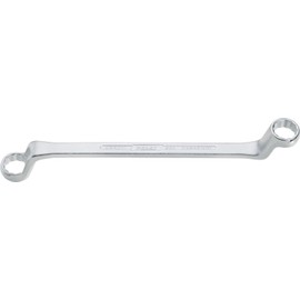 HAZET Double Mouth Glasses Wrench (75° Deep Offset) 0.7 x 0.7 inches (17 x 19 mm) 63017X19