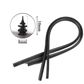 4PCS Car Windshield Wiper Blades Strips, Trimable Premium Boneless Wiper Blade Refill, Keeping View Clear Window Wipers for Car SUV Truck Van (26in/65cm)