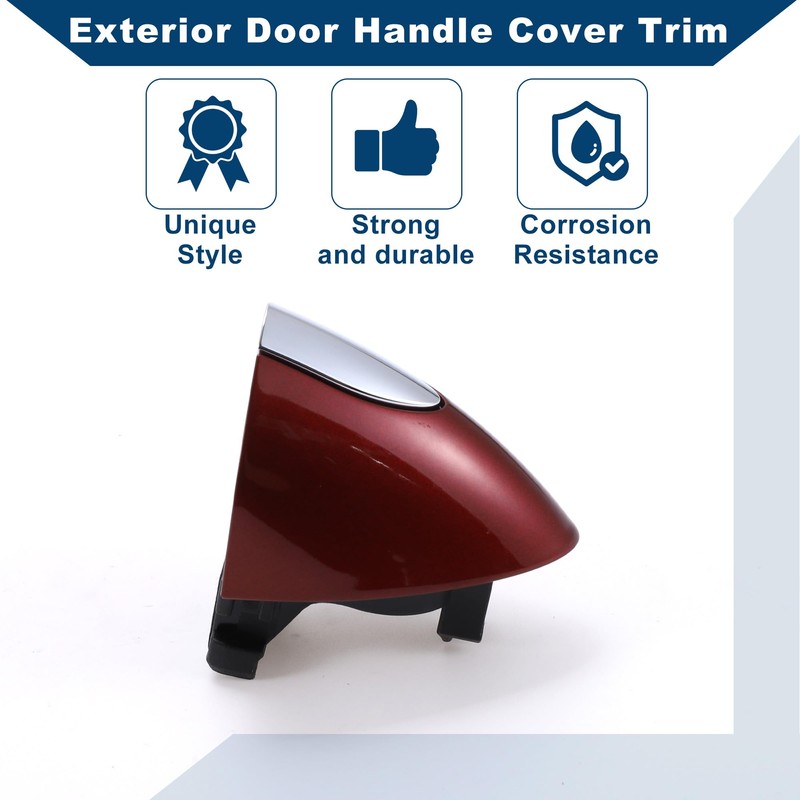 X AUTOHAUX No.13597113 Exterior Door Handle Cover Trim for Buick