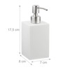 Relaxdays Soap Dispenser 300 ml, Refillable, Bathroom, Kitchen, Liquid Soap