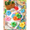 40 Pcs Hawaiian Artificial Tropical Hibiscus Flowers(10 Colors)