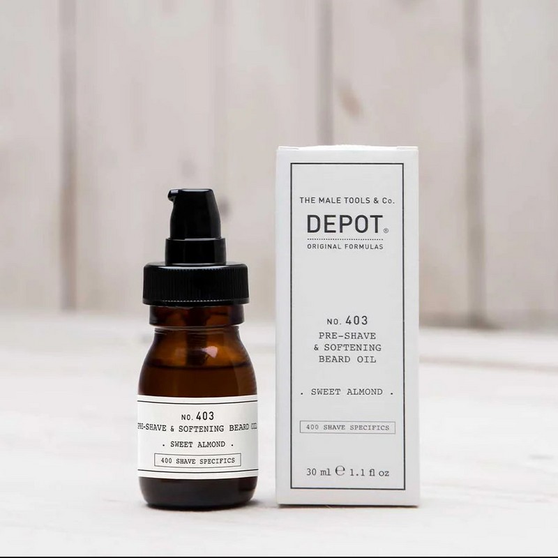 Depot No. 403 Pre-Shave & Softening Beard Oil Sweet Almond