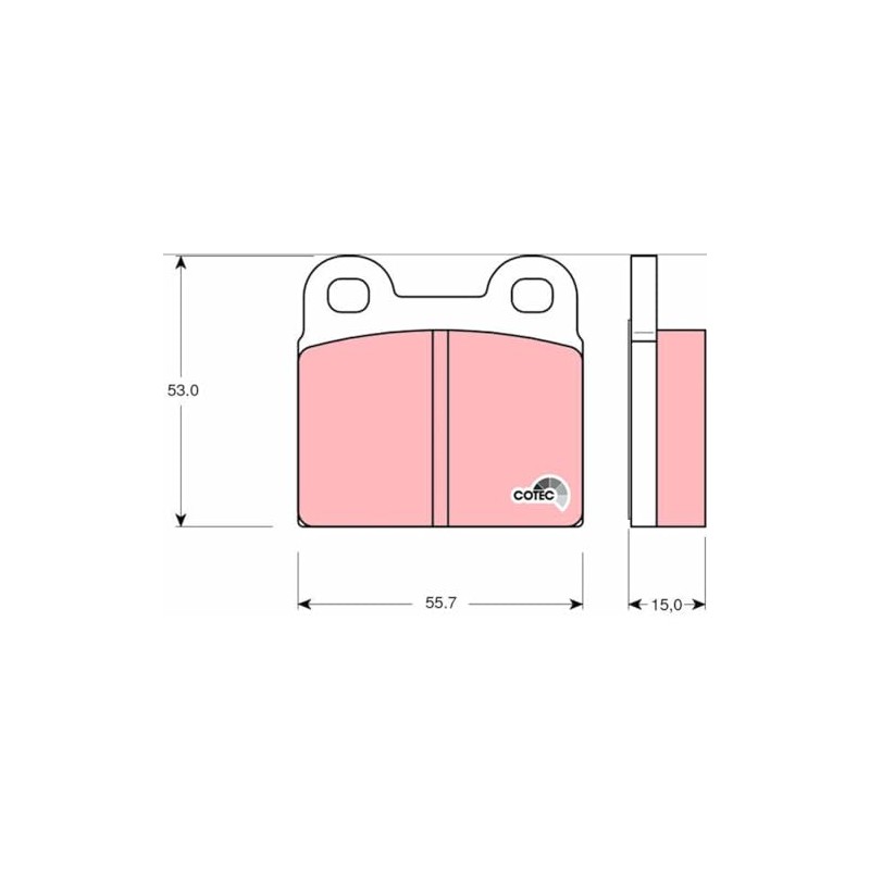 TRW GDB102 Brake Pad