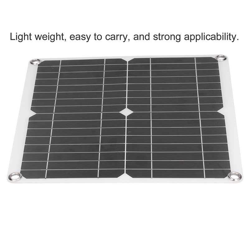 Haofy 40W 18V Monocrystalline Silicon Flexible Solar Panel, Waterproof with