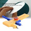 Fayelume Plastic Circle Cutter, 4.1 * 4.3in Circle Paper Cutter,
