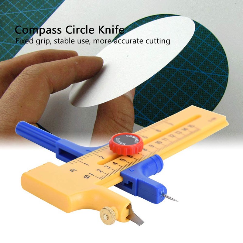 Fayelume Plastic Circle Cutter, 4.1 * 4.3in Circle Paper Cutter,