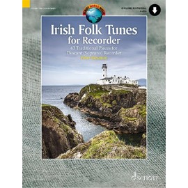 Irish Folk Tunes: Descant Recorder Book with Online Audio