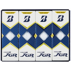 Bridgestone Tour B JGR Golf Balls, 2021 Model, 12 Balls, Pearl White