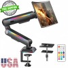 THEARK Gaming Monitor Stand with RGB LED Lights – Adjustable