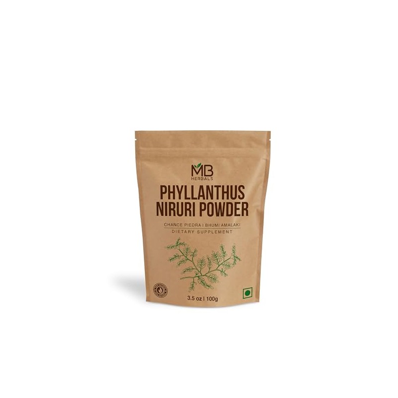 MB Herbals Wildcrafted Phyllanthus Niruri Powder 3.5 oz / 100