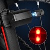 tieedhfu Bike Tail Light Rear Lamps LED Safety Warning Lantern