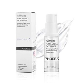 PHOERA Cara de imprimación, Primer facial para maquillaje, Suavizante hidratante de larga duración Aislado Hidratante Efecto libre de aceite Base de  