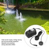 Solar Water Pump ABS Submersible Decorative Fountain Brushless Pump with