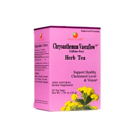 Health King Chrysanthemum Vascuflow Herb Tea, Teabags, 20 Count Box