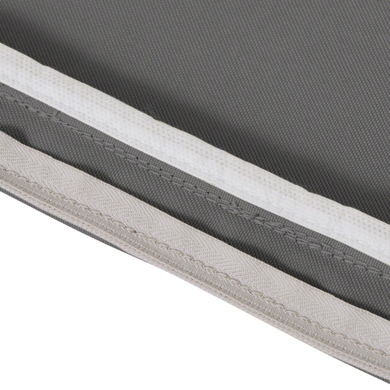 Classic Accessories Montlake Patio Seat Cushion Slip Cover, Light Charcoal,