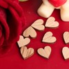 100pcs Wedding Table Decoration Confetti Wooden Heart Confetti Rustic Small
