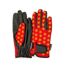 Youth Equestrian Gloves with STAR Design for Girls & Boys Children Gloves All Weather Outdoor Sports Gloves Horse Riding (10-12 Years, Red)