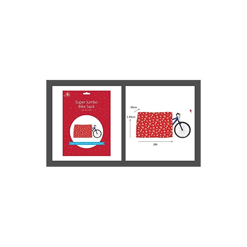 Tallon Christmas Bike Bag Wrap Extra Large Sack Universal Bicycle