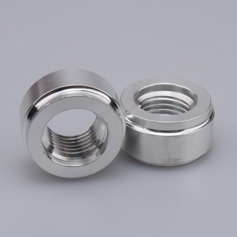 AC PERFORMANCE Aluminum Female Metric M14 x 1.5 Weld On