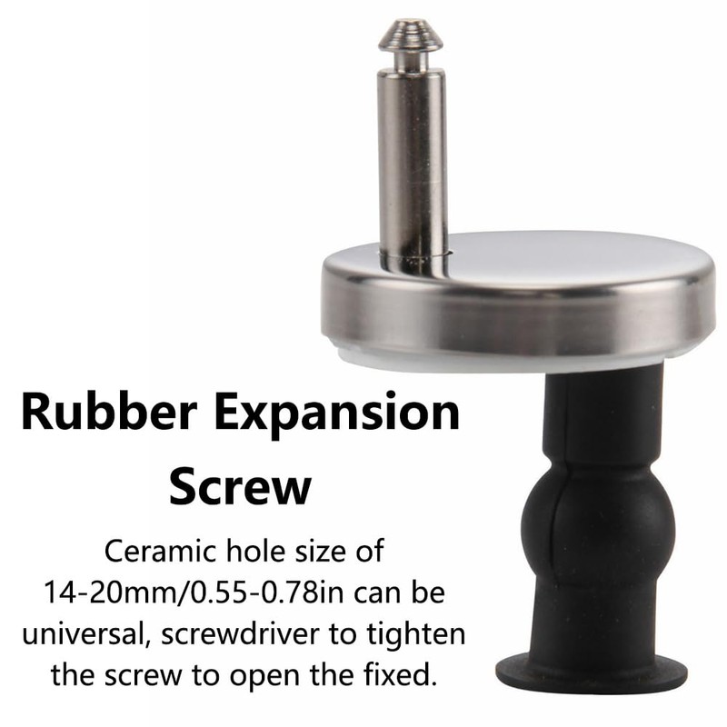 Toilet Seat Hinge Fixings Top Fix Nuts Screws Quick Release