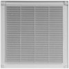 HVAC OV 10" x 10" Inch (Grille Dimensions) White Plastic