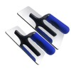 Stainless Steel Venetian Plaster Trowel 2 PC Paint Plastering Finishing