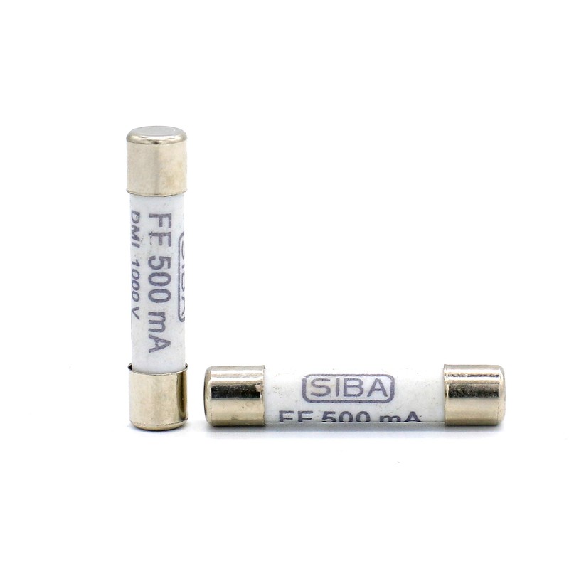 2 Pack Digital Multi Meter Fuse FF500MA (500MA,0.5A)1000V Fast Acting