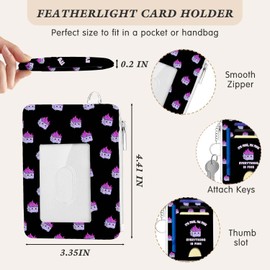 Fisahat Dumpster Fire Slim Woman Keychain Wallet Coin Pocket,Funny Credit Card Holder Small Wallet for Women,Front Pocket Thin Travel Card Case with ID Window, Dumpster Fire Gifts for Women