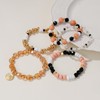 SLYAIH Beaded Stretch Bracelets Set for Women Stack Boho Crystal