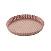 Wiltshire Rose Gold Perforated Quiche and Tart Pan, Round, Non-Stick,