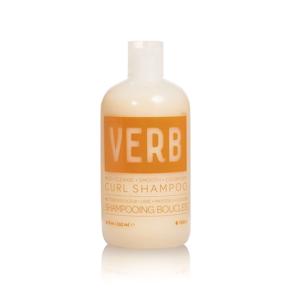 Verb Curl Shampoo - Vegan, Mild, Cleanse, Smooth and Color Safe Curl Defining Shampoo for Frizzy Hair -