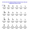 HVAZI Metric M1 M1.2 M1.4 M1.6 M2 M2.5 304 Stainless