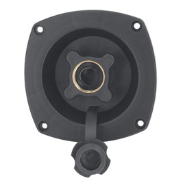 RV City Water Inlet, Wall Mounted RV City Water Inlet Filler Connection Pressure Regulator, City Water Hookup for Marine Motorhome Trailer Boat (Black)