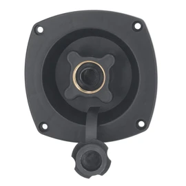 RV City Water Inlet, Wall Mounted RV City Water Inlet Filler Connection Pressure Regulator, City Water Hookup for Marine Motorhome Trailer Boat (Black)