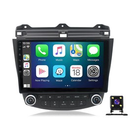9 inch Android13 Car Stereo for Honda Accord 7th 2003-2007 Radio Touch Screen W/Carplay & Android Auto GPS Bluetooth Wi-FI/Steering Wheel Control/AHD Camera/Car Stereo Radio [2GB+32GB]
