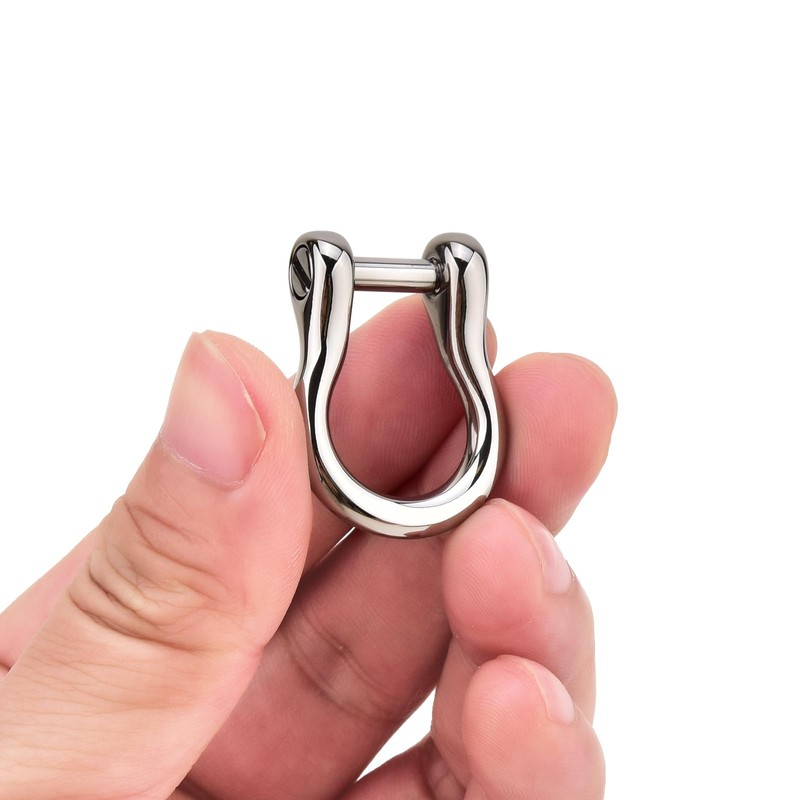 [AutCreation] U Ring Titanium Key Chain Ring Key Ring Lightweight