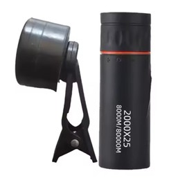 AYMBH 12X HD Monocular Telescope 2000x25 Waterproof Compact Pocket Scope for Bird Watching, Stargazing, Hiking, Travel, Sports, Camping High Power BAK4 Prism FMC Coating Non-Electric Durable With clip