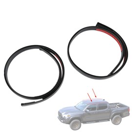 Magimaker Pair Roof Drip Molding Trim 75551-04081 75552-04080 Compatible with Toyota Tacoma Double CAB 2016-2023 Roof Trim Molding Weather Stripping Rubber Seal 2Pcs(LH&RH)